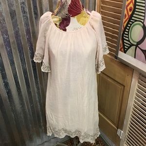 Sassy Bling • Casual Summer Dress w/ Embroidery